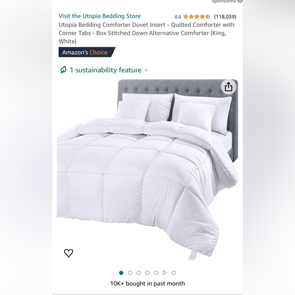 Quilted Down Comforter